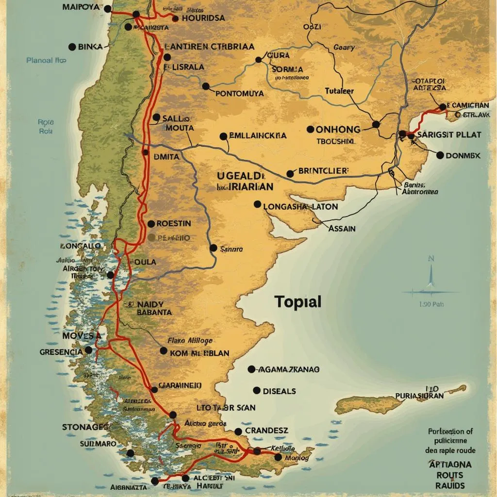 Mapa de Rutas Argentinas